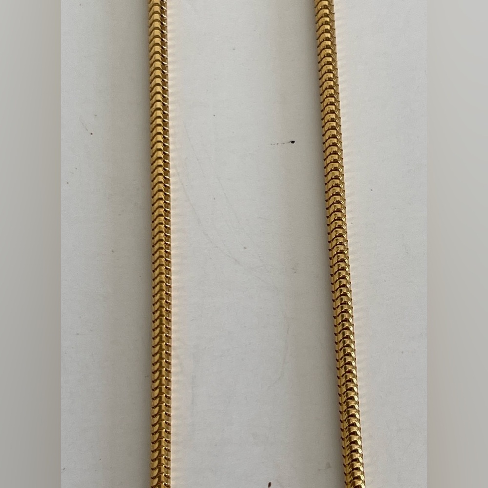 GIVENCHY Gold Tone Pendant Necklace - Picture 5 of 9
